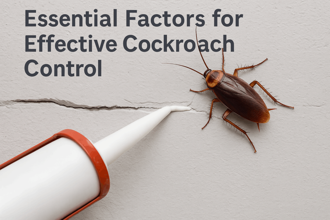 Essential Factors for Effective Cockroach Control