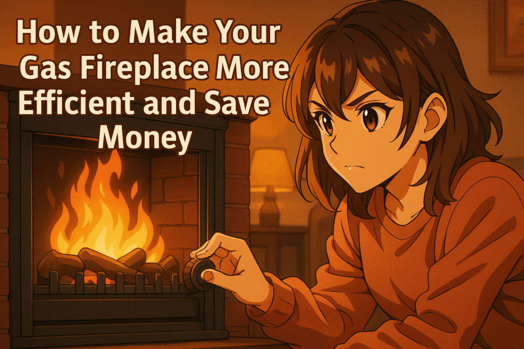 Make Your Gas Fireplace More Efficient and Cut Costs